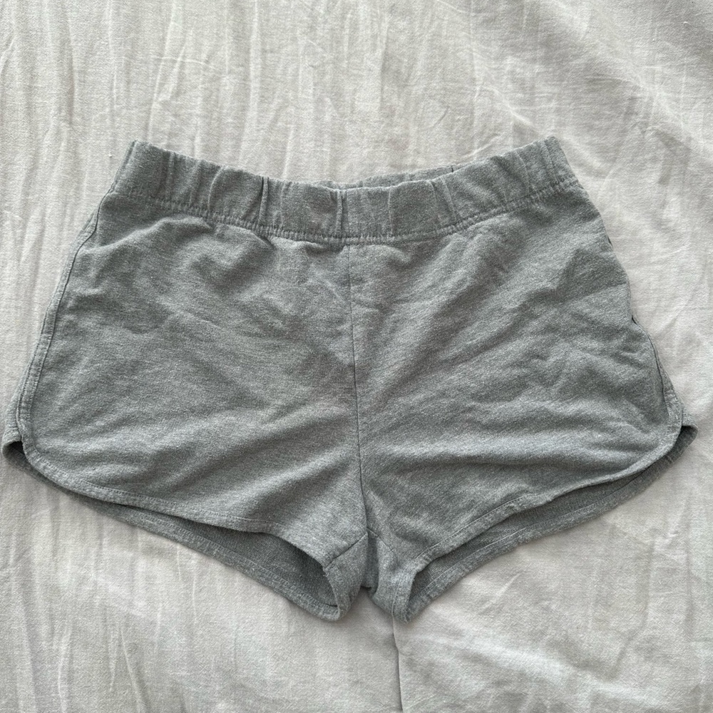 grey sweat shorts